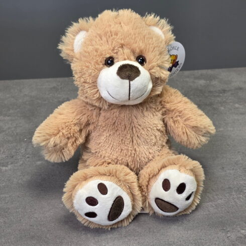 Brown teddy bear 10 inch soft plush toy gift add-on with flower delivery Oakville Toronto GTA
